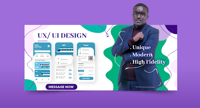 Do ux ui design for your web mobile app by Victornderitum | Fiverr