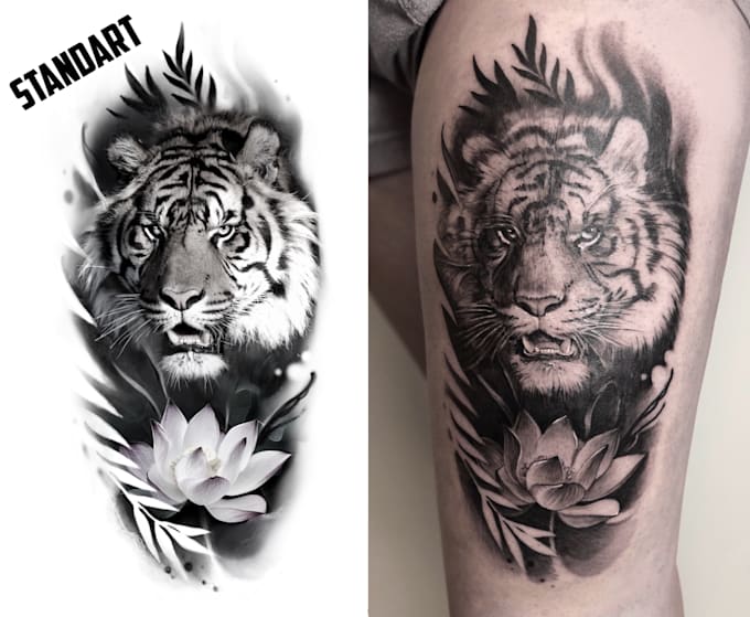 create custom tattoo realistic design based on your wishes