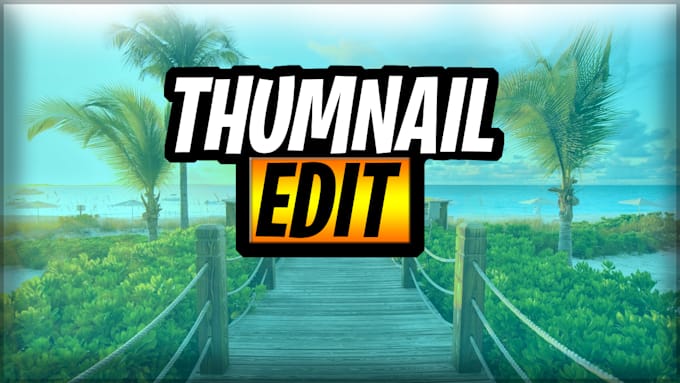 make 2 thumbnails for youtube twitch and more
