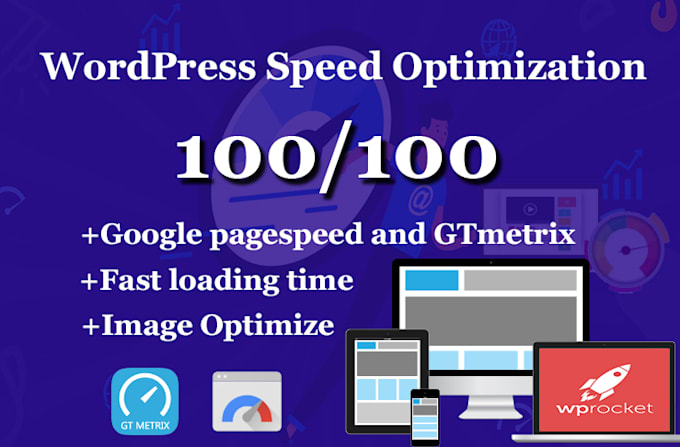 do wordpress website speed optimization and speed up google pagespeed score