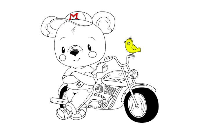 Make unique coloring book pages for kids by Mejbaahamed | Fiverr