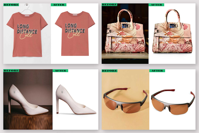 do ecommerce product photo editing in photoshop service