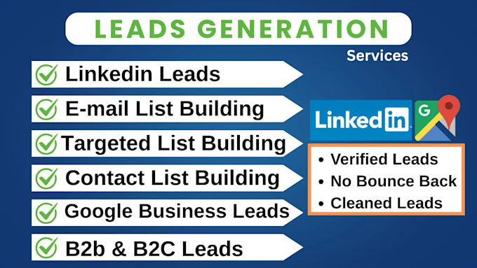 be your personal virtual assistant, web research, b2b linkedin leads generation