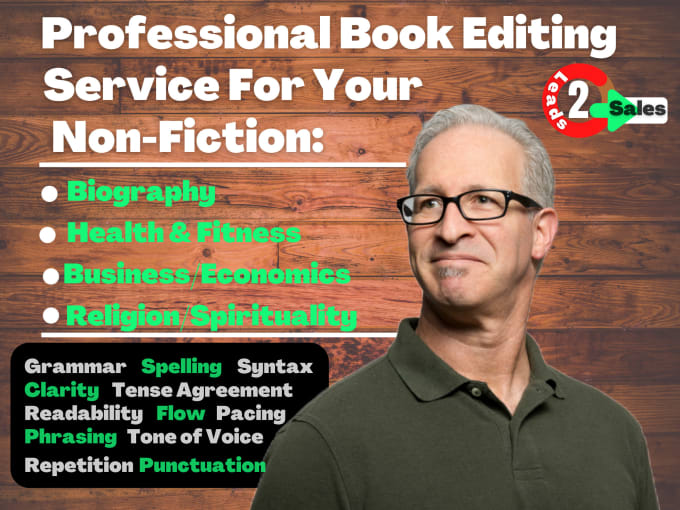 professionally proofread and copy edit your book