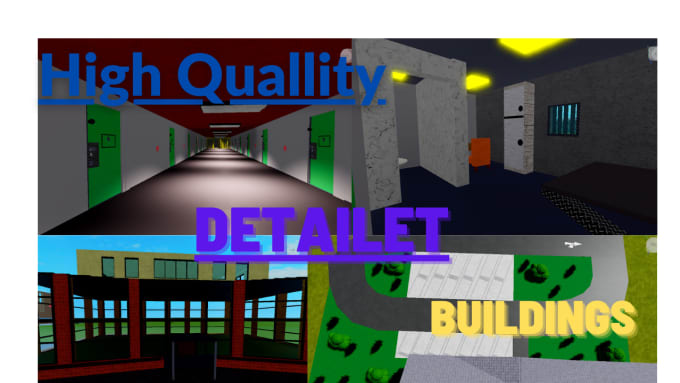 Building A Detailed Building In Roblox Studio Without Free Models By Soft Schnitzel Fiverr - how to get free models roblox