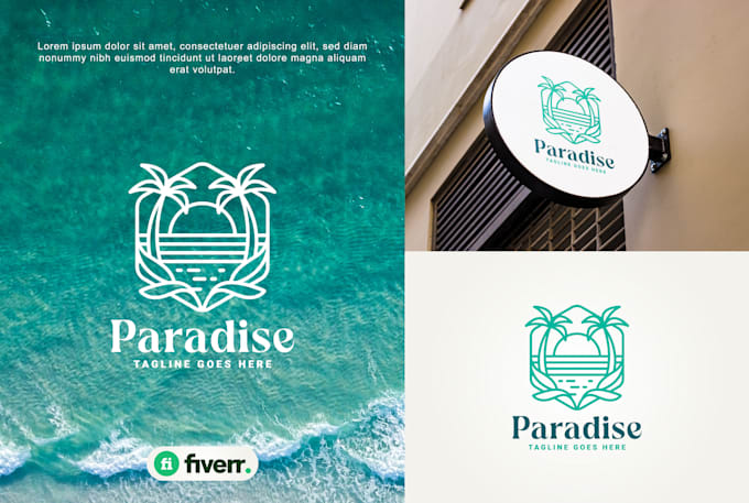 design a minimalist line art logo for your brand