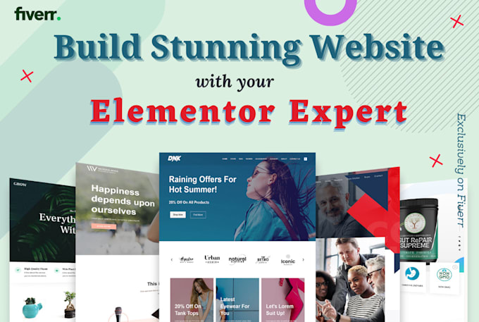 design elementor wordpress website and redesign with wordpress elementor pro
