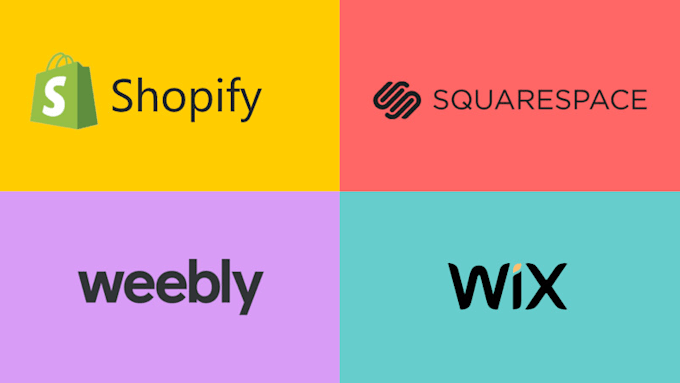 design and redesign wix weebly shopify website