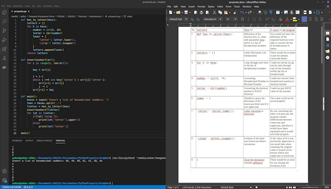 program an ultra documented python project
