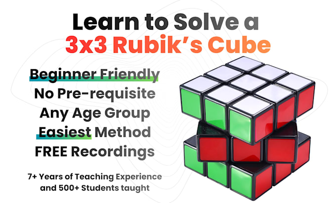 teach you how to solve a rubiks cube in the easiest way