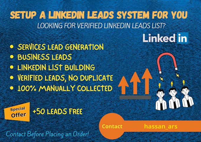 setup a linkedin leads system for you