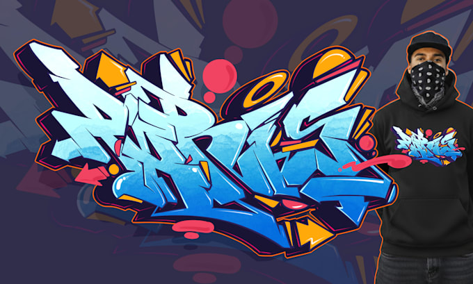 design custom graffiti for logo and merch