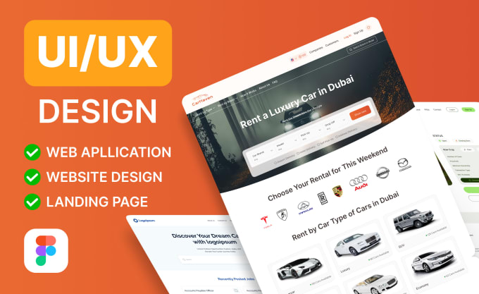 I will do landing pages, websites, and mobile apps uiux design in figma