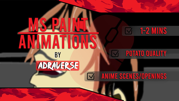 do short anime videos in paint