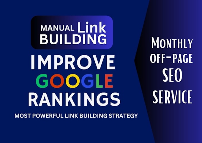 do monthly off page SEO service white hat backlinks link building
