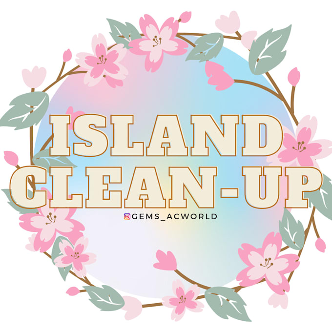 Animal crossing island cleanup by Gemmamariee_ Fiverr