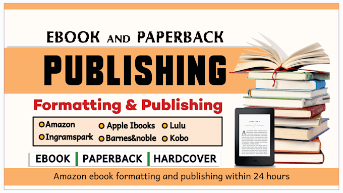 format and publish your ebook and paperback book on amazon ingramspark
