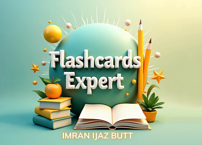 design any type of flashcards