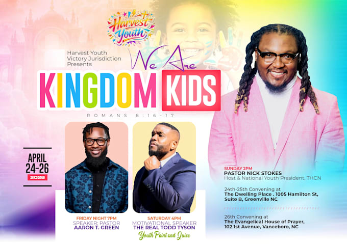create exceptional online church flyer or event flyer design