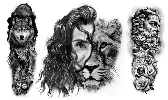 20 top Unique Lion Tattoo Designs for Half Sleeve ideas in 2024