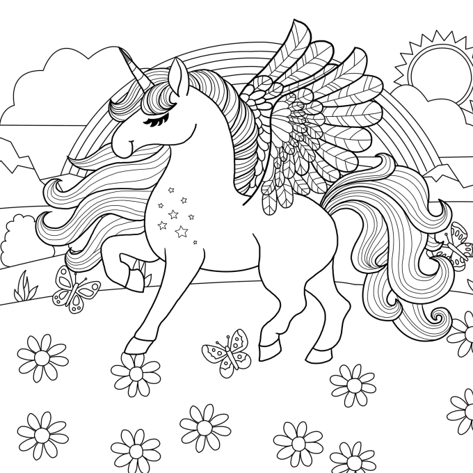 Draw attractive coloring page for you by Illustrateworld | Fiverr