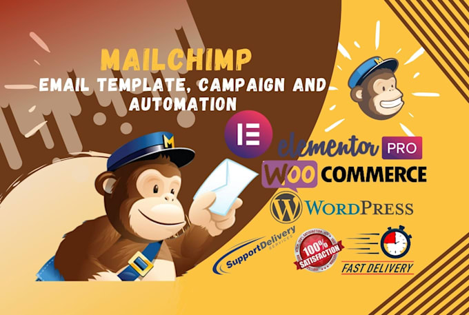 design mailchimp email template campaign and email automation