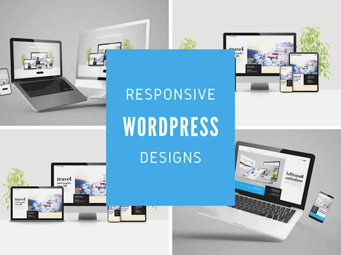 design and develop a responsive modern wordpress website