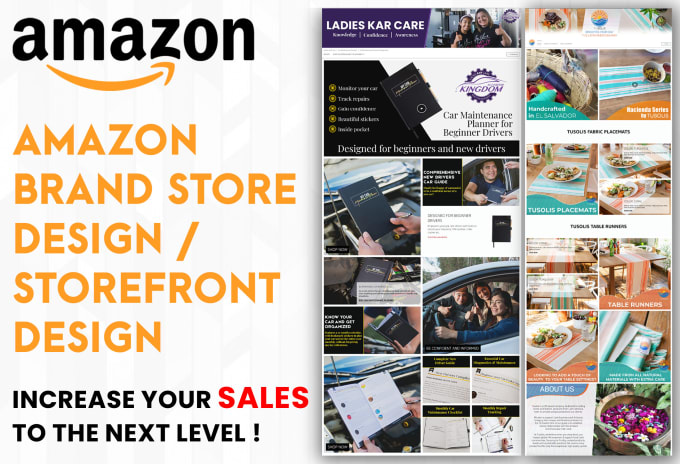 Create amazon brand store or storefront design by Bithikamumu | Fiverr