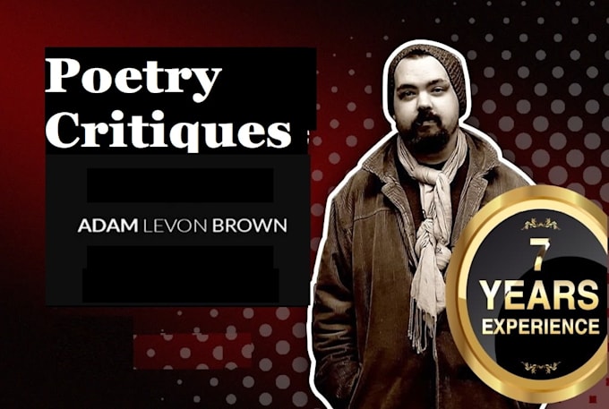 edit and critique custom poem or poetry manuscript