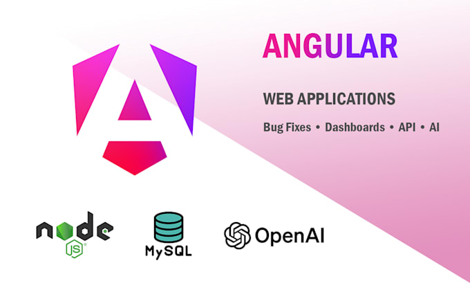 develop or fix angular web application with nodejs backend