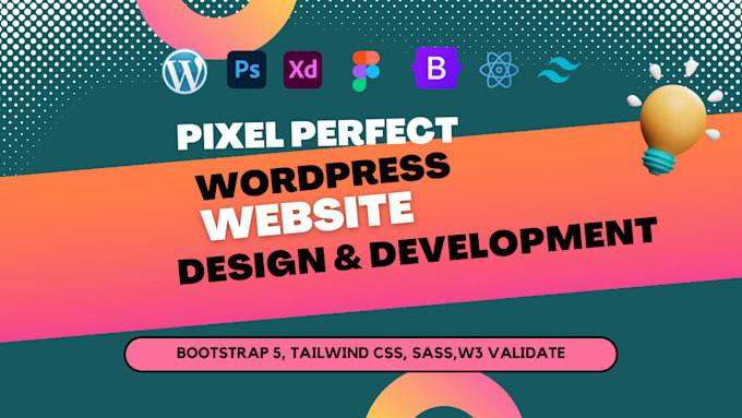 design an amazing responsive wordpress website with elementor