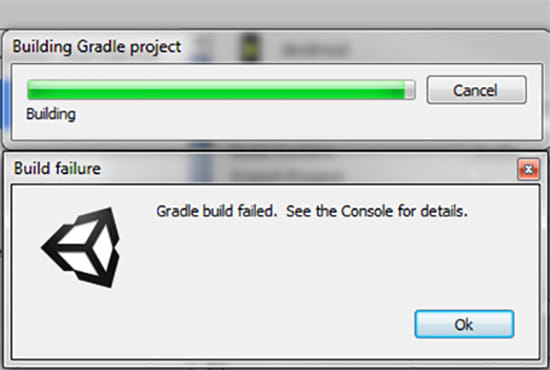 Gradle build failed unity. Gradle build failed. Gradle build failed Unity ошибка. See the Console for details Unity.