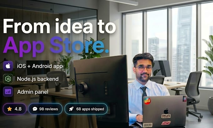 build your mobile app mvp with react native nodejs backend and admin panel