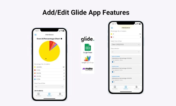 add or edit existing features of your glide apps