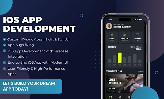 create IOS and ipad app using swift and swiftui for you