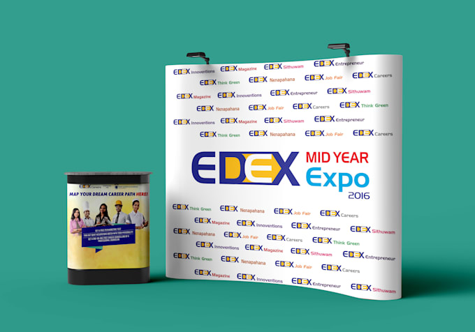 design a backdrop or step and repeat banner