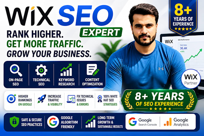 do complete onsite wix SEO for your website ranking