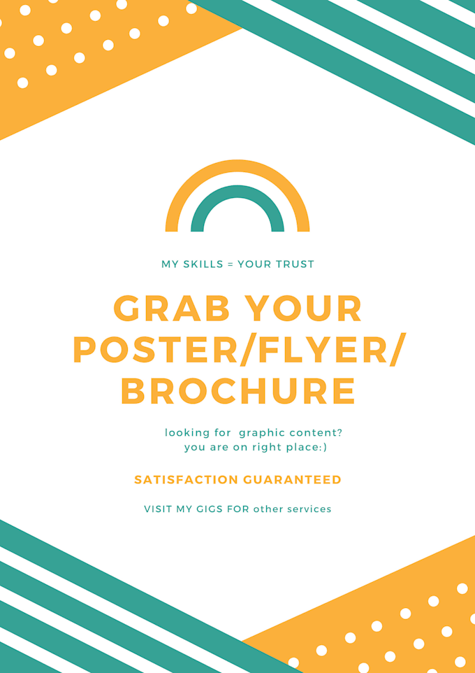 design eye catching flyer for you