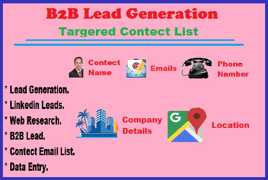 Do b2b lead generation and email list for your business by Esdfrgt455 ...