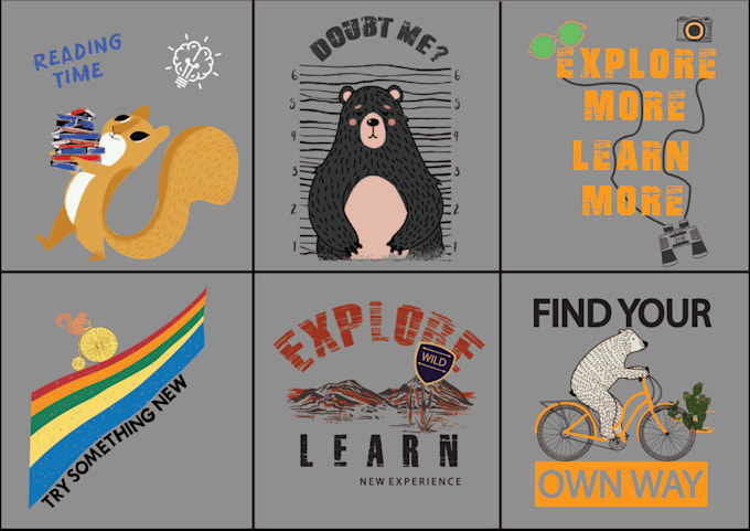 make trendy design for your tee shirt