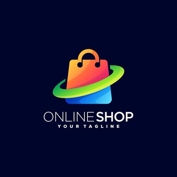 Design awesome online shopping logo with creative concepts in high