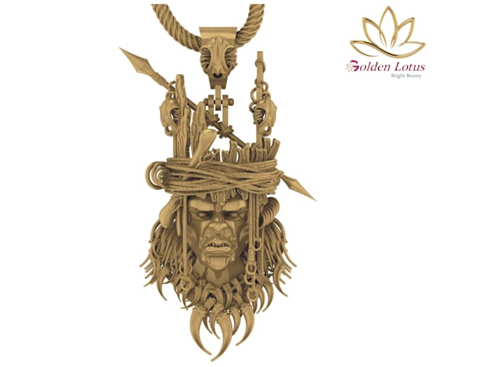 customize 3d sculpture  jewellery