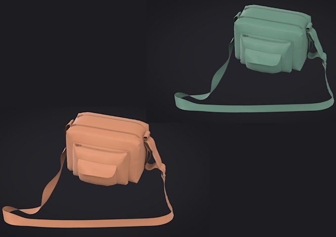 do 3d bag luxury design with tech pack