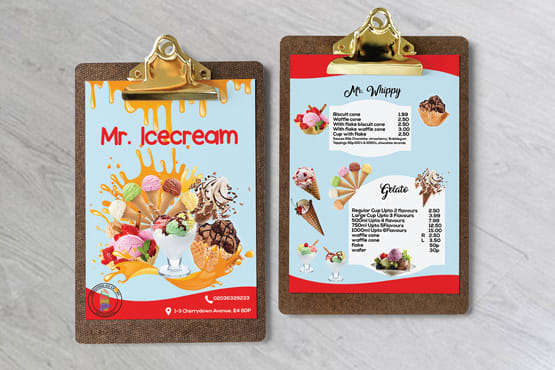 Make restaurant food menu book food flyer, poster by Khadizanany | Fiverr