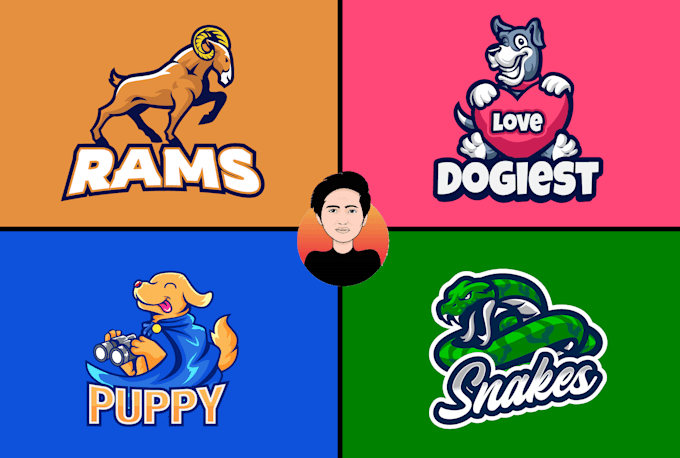 Design Animal Cartoon And Mascot Logo
