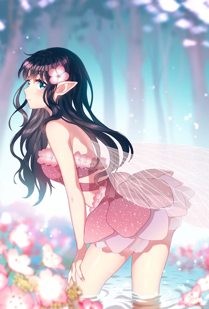 draw any anime characters or real people in anime style