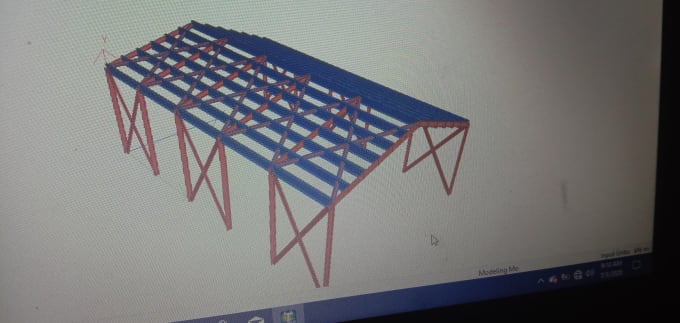 analyze and design the structure with structural software