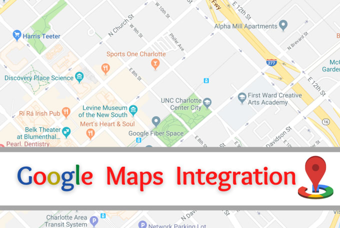 google map api integration in php