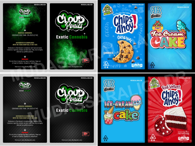 Mylar bags with logo sales