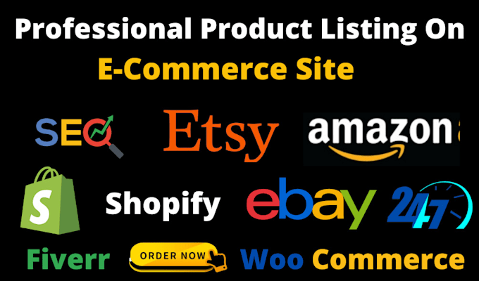 do shopify, ebay, amazon, etsy SEO products listing
